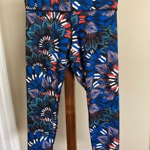 MINKPINK MOVE S BLUE PURPLE YOGA LEGGINGS